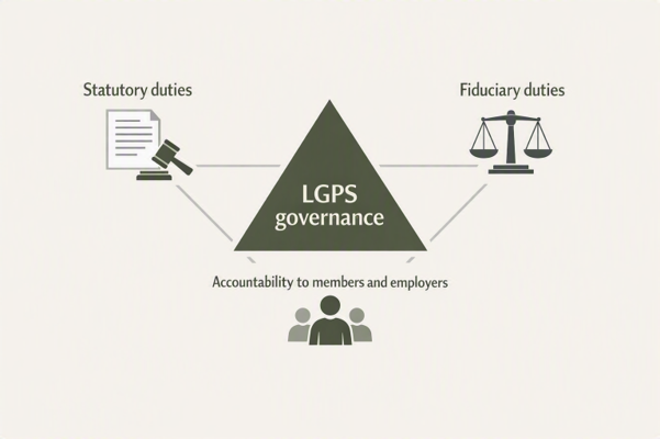 Diagram of LGPS governance duties